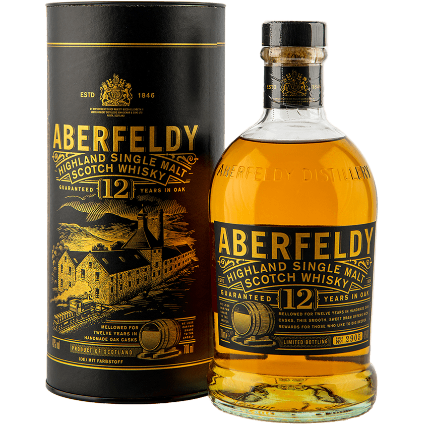 Aberfeldy 12 Years Single Malt Whisky 40%