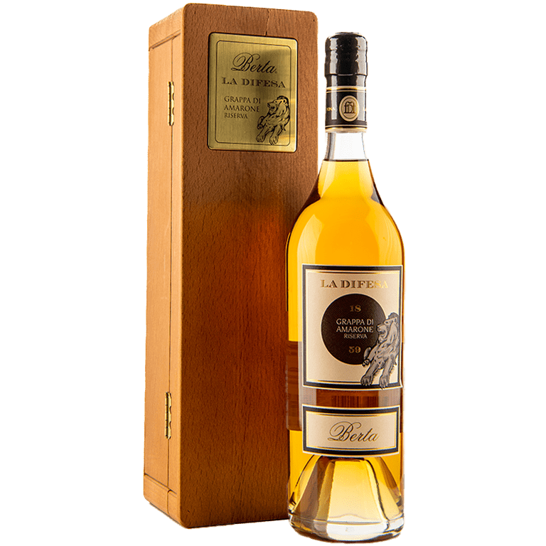 Berta Grappa La Difesa Amarone Riserva mit Holzkiste 43% VinoDiverso