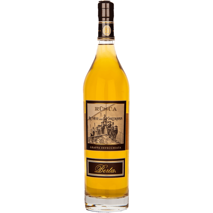 Berta Grappa Rüsca mit Holzkiste 43% VinoDiverso