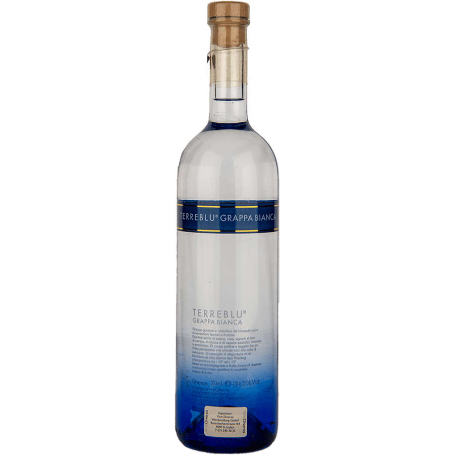Centopercento Grappa Bianca Terreblu 39.5% VinoDiverso