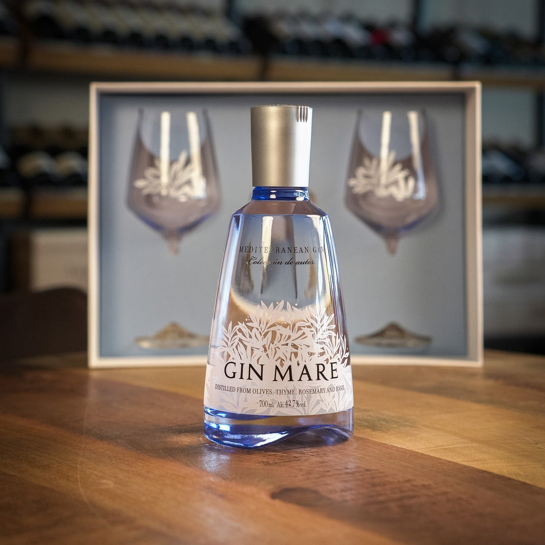 Gin Mare Geschenkset mit 2 Gin Gläser