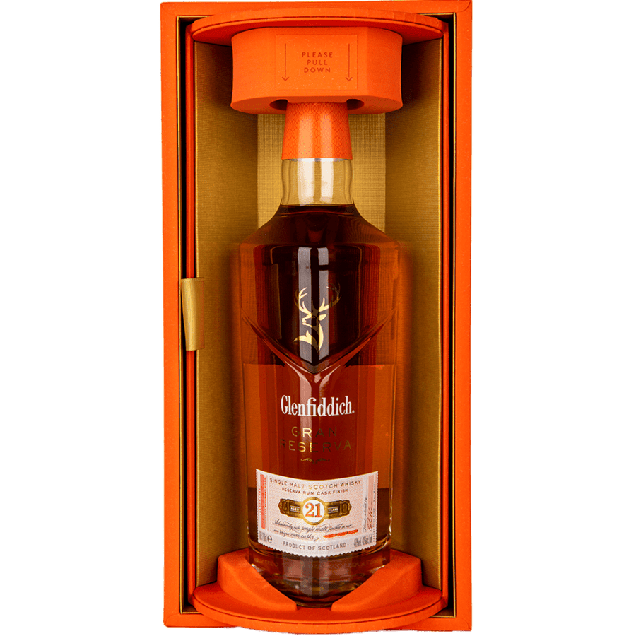 Glenfiddich 21 Years Gran Reserva Singel Malt Rum Finish Whisky 40% VinoDiverso