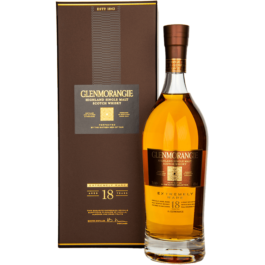 Glenmorangie 18 Years Extremely Rare Original Single Malt Whisky 43%