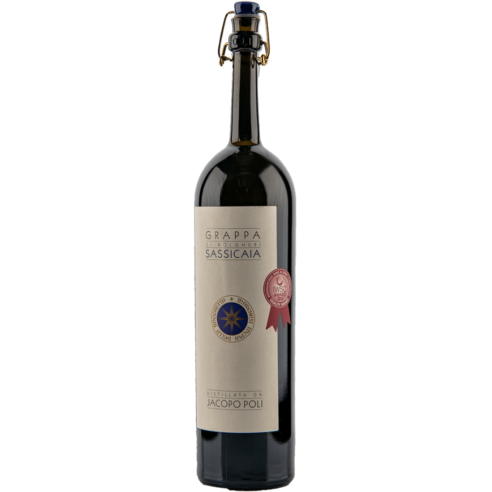 Jacopo Poli Grappa Barili di Sassicaia 40% VinoDiverso
