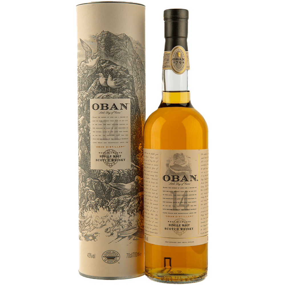 Oban 14 Years Single Malt Whisky 43%