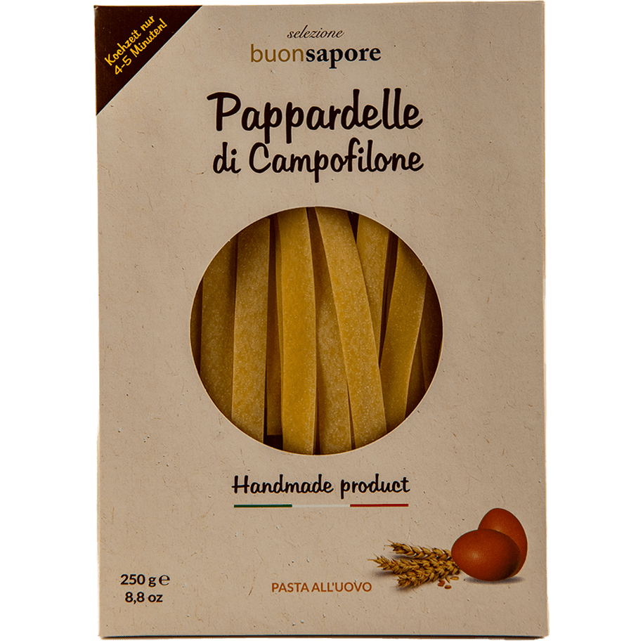 Pappardelle Campofilone Handgemachte breite Eiernudeln 250g VinoDiverso