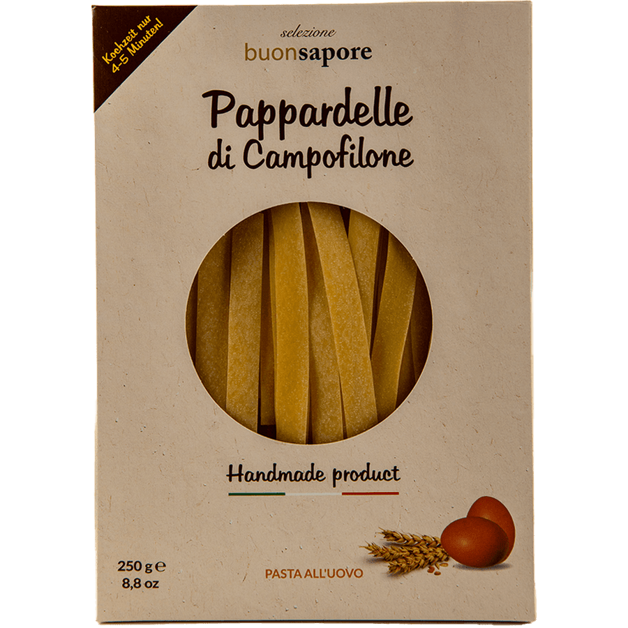 Pappardelle Campofilone Handgemachte breite Eiernudeln 250g VinoDiverso