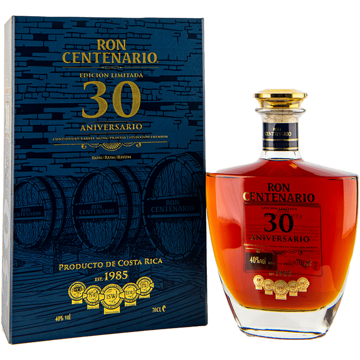 Ron Centenario Solera Edicion Limitada 30 anos 40% VinoDiverso