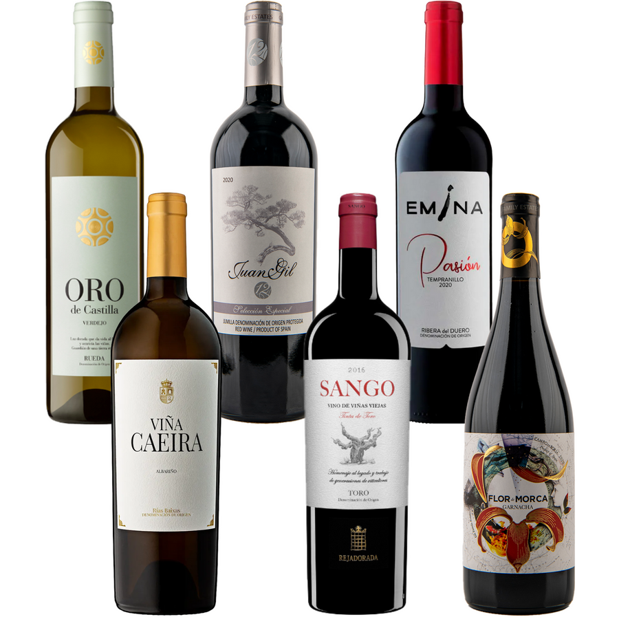 Tasting Box SPANIEN - kraftvolle Weine mit viel Frucht